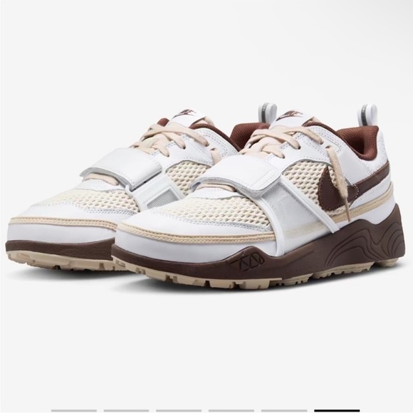 Cactus Jack by Travis Scott Shoes - Cactus Jack by Travis Scott White and Brown Sneakers